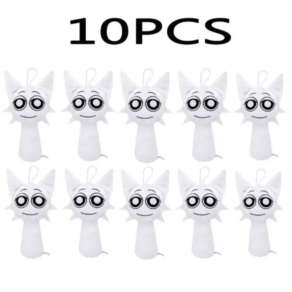 10PCS Sprunki Plush Incredibox Game Plush Kaii Stuffed Pillow Soft Dolls Collection Room Decoration Christmas Gift Toy forKids Z250208