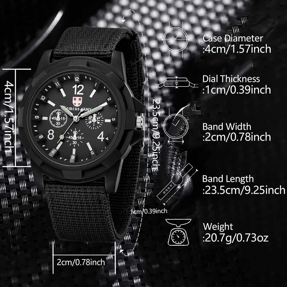 Minimalist Black One-piece Set With Circular Quartz Watch Header For Mens Watches Z250207