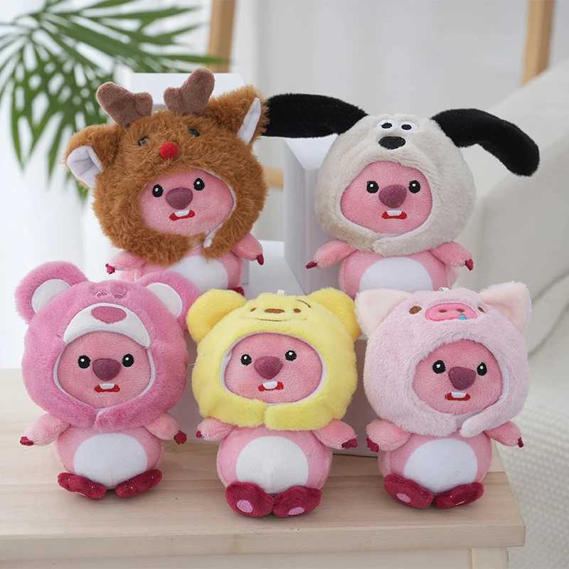 15Cm Kaii Animation Loopy Plush Toy Cross-Dressing Series Cute Couple Doll Keychain Pendant Gift Free shipping