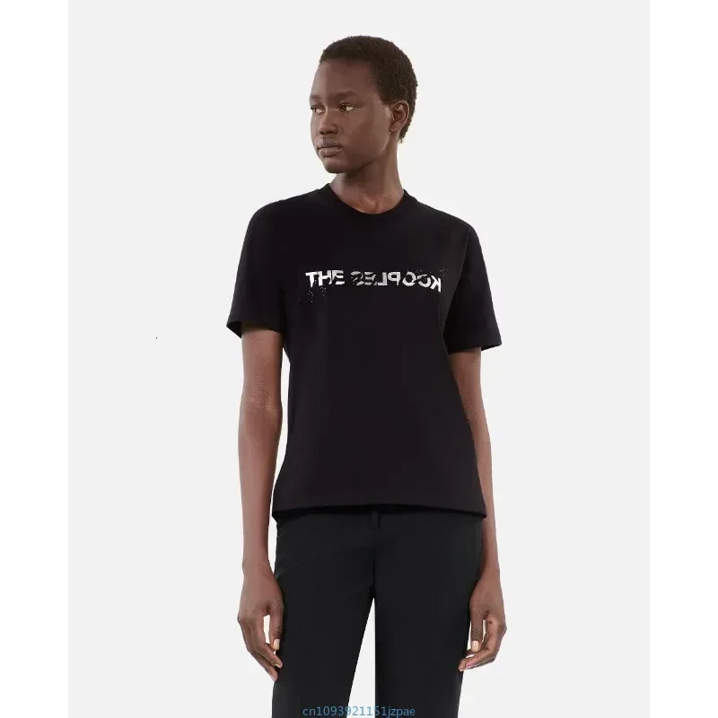 2025 Graphic Printing Kooples Style T-shirt Year Gift Top Clothing Vintage s Print T Shirt Y2K in Tops Tees 250115