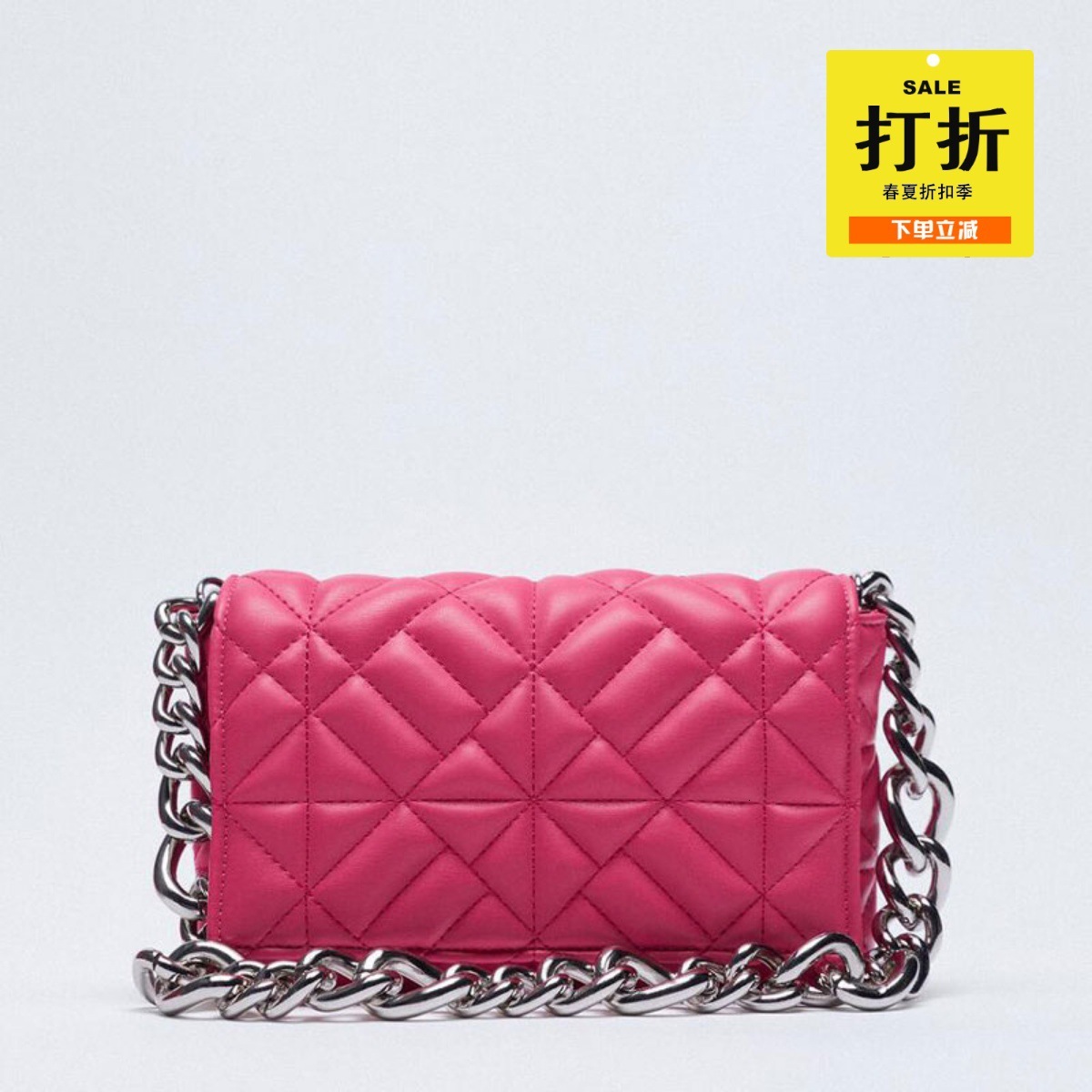 designer bag Z Same style diamond grid small square for women 2024 new niche light luxury chain versatile armpit casual baguette bag