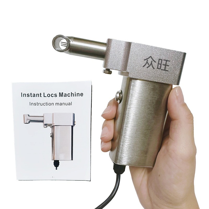 Connectors Mini Handheld Portable Deadlocs Crochet Braiding Making Machine for Quick Easy DIY Dreadlocks Braiding Hair Extensions 230626