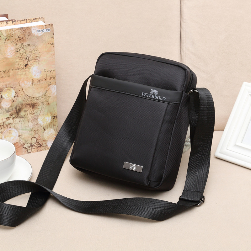 designer bag PETERBOLO/Peter Paul men's Oxford cloth shoulder crossbody casual canvas small bag trendy