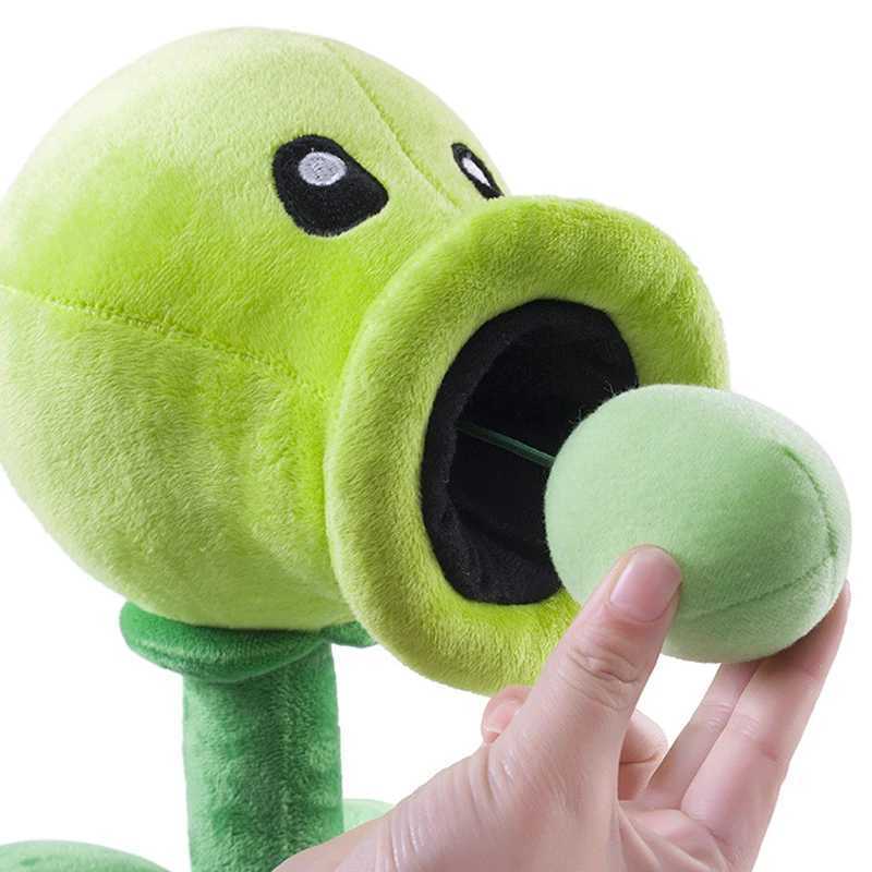 30cm Plants vs Zbies Peashooter Squash Suower PVZ Plush Soft ffed Toys Doll for Children Kids Gifts Y250208 Y260128