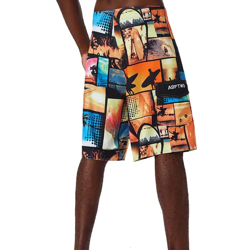 Mens casual shorts summer sports pants surf beach board shorts Bermuda quick dry five cent pants beach shorts men 250121