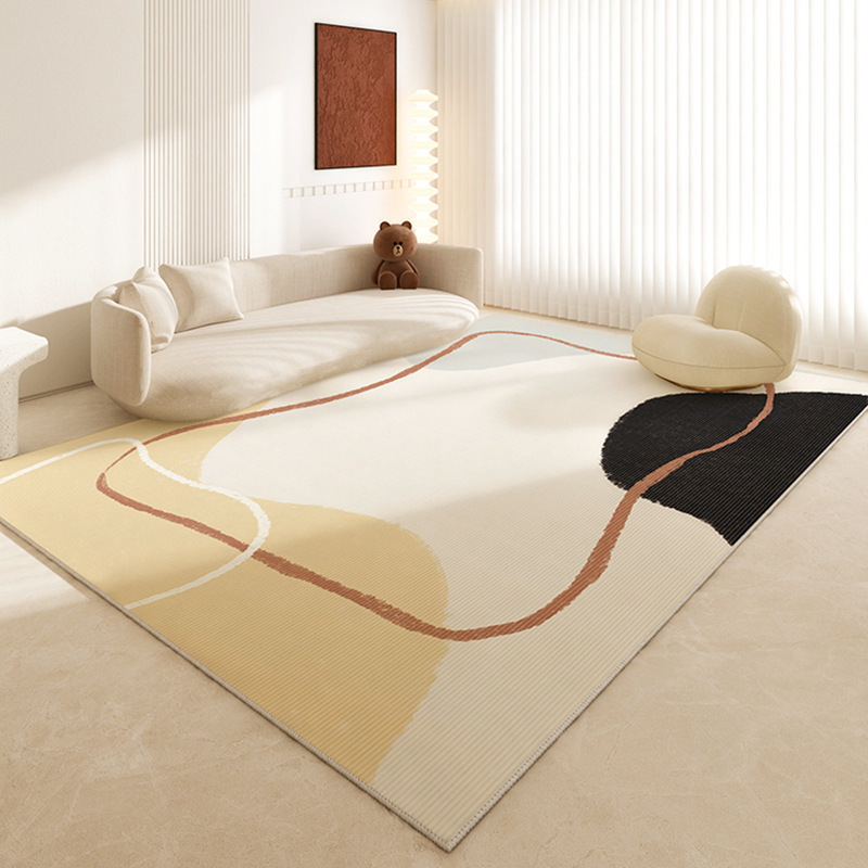 Living Room Carpet, Simple Modern Cream Ins Style Sofa, Coffee Table Blanket, Short Hair, No Wash, Home Bedroom, Room Floor Mat