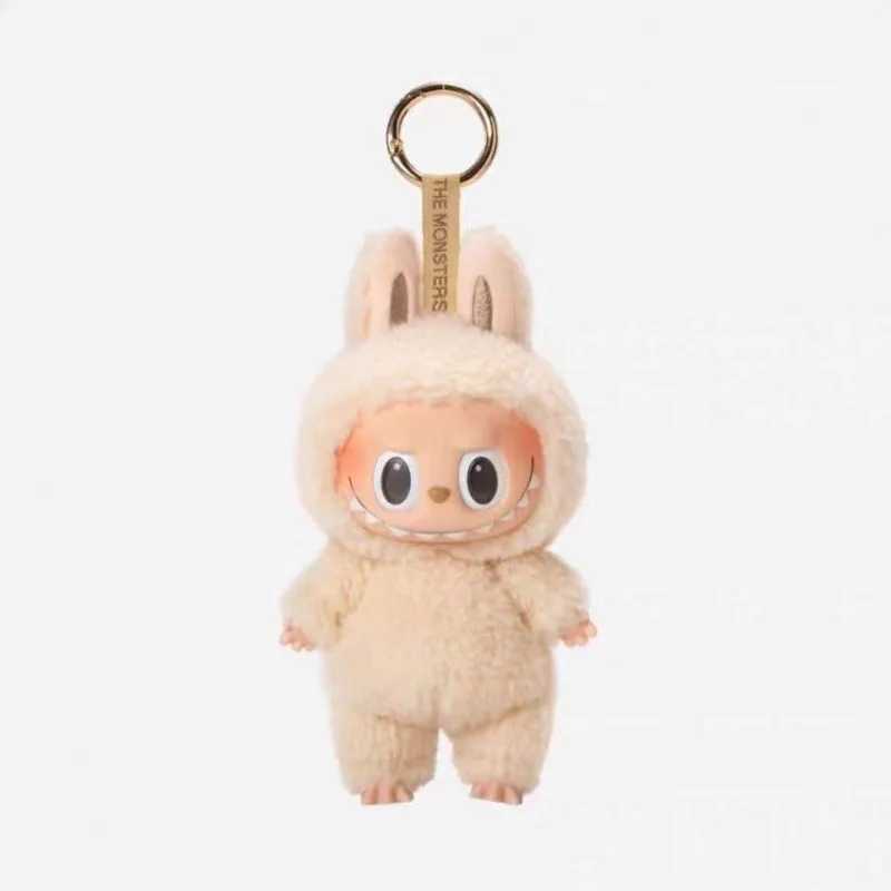 Hot 17Cm Labubu The Monsters Face Heart-Moving aron Doll Figure Tabletop Ornament Kaii Toy Kid Birthday Exquisite Gift Z250208
