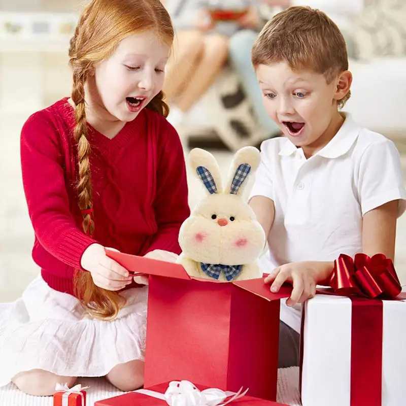 Doll Skin Friendly Rabbit Stuffed Animal Plushies Toy For Bedroom Dining Room Free shipping