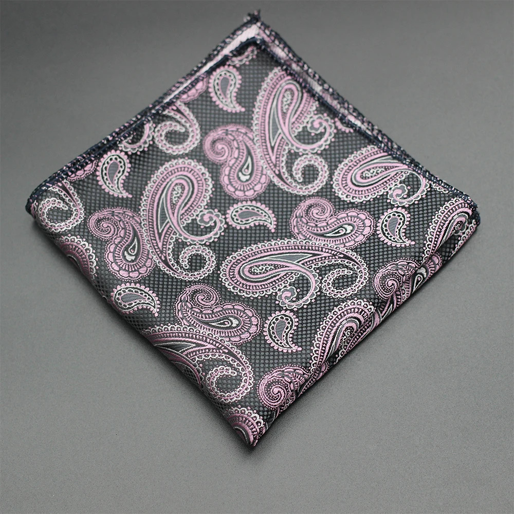 Paisley Pocket Square Fabric Handkerchiefs Suit Mens Bandana Accessories Business Hanky Breast Scarf Japanese Handkerchief 250114