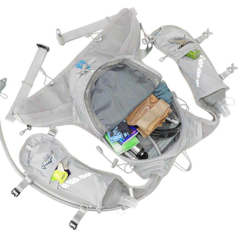 Bike Cycling Outdoor Sport Jogging Running Bag Hiking Climbing Backpack Hydration Vest Water Bag Storage Rucksack Bladder Pack 250207