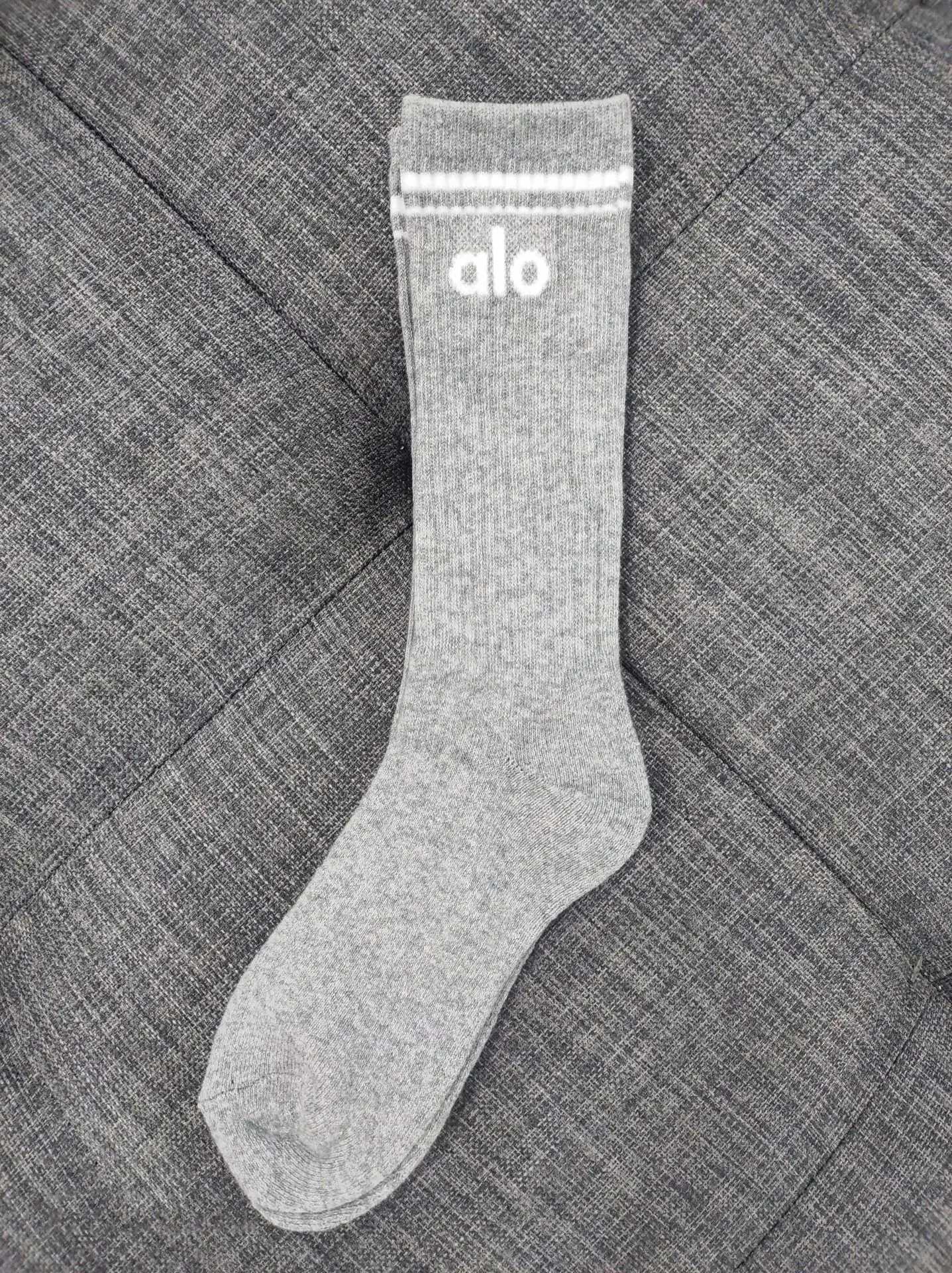 Yoga Outfit 2025 Men women couples yoga socks pure cotton four seasons outdoor sports leisure comfortable long tube H250207
