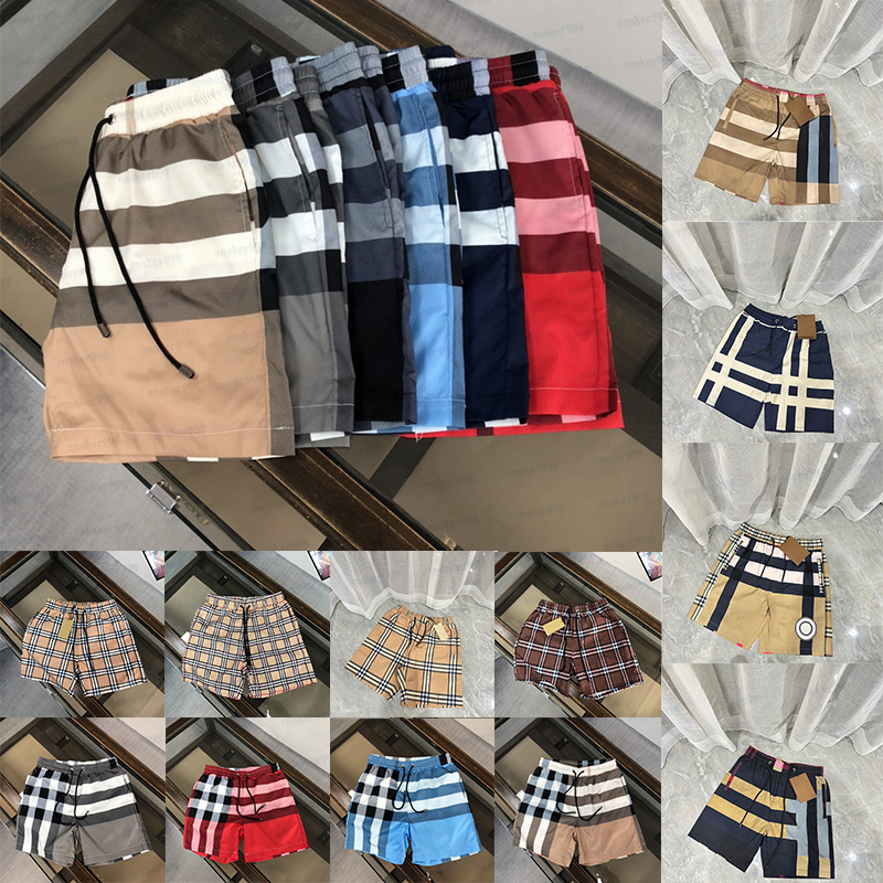 SS25 designer shorts men newest shorts plaid print short pants man women streetwear pant men fashion shorts beach pants multicolor summer sweatpants big size M-XXXL