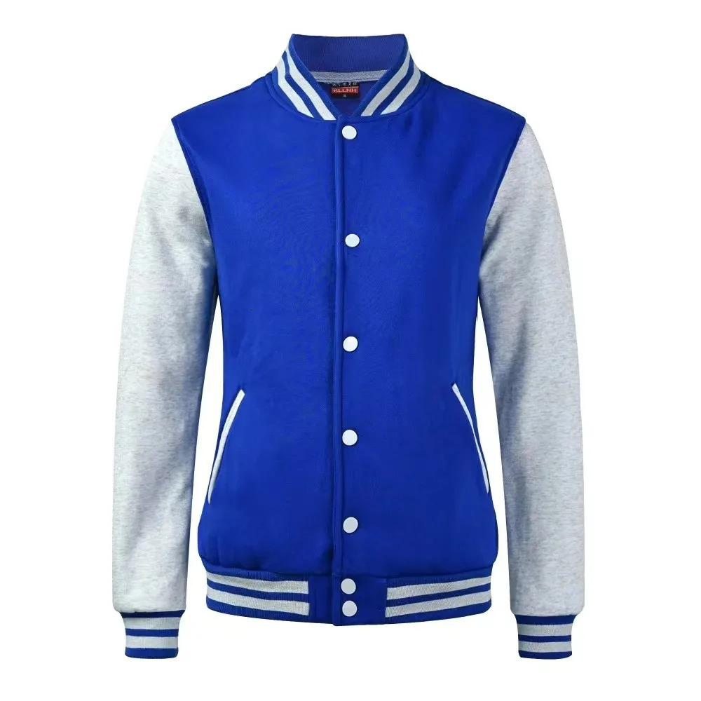 Unisex Varsity Jackets Patchwork Button Sports Coat Women Men Team Baseball Jacket Custom jackets for men coats 250208Z