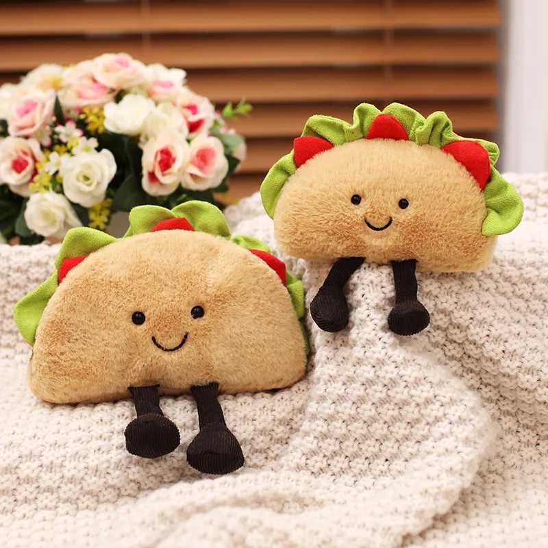 Silation Mexico Taco Plush Toys Stuffed Bubble Tea Soft Fruit Drink Doll Sofa Cushion Birthday Gift Present Free shipping