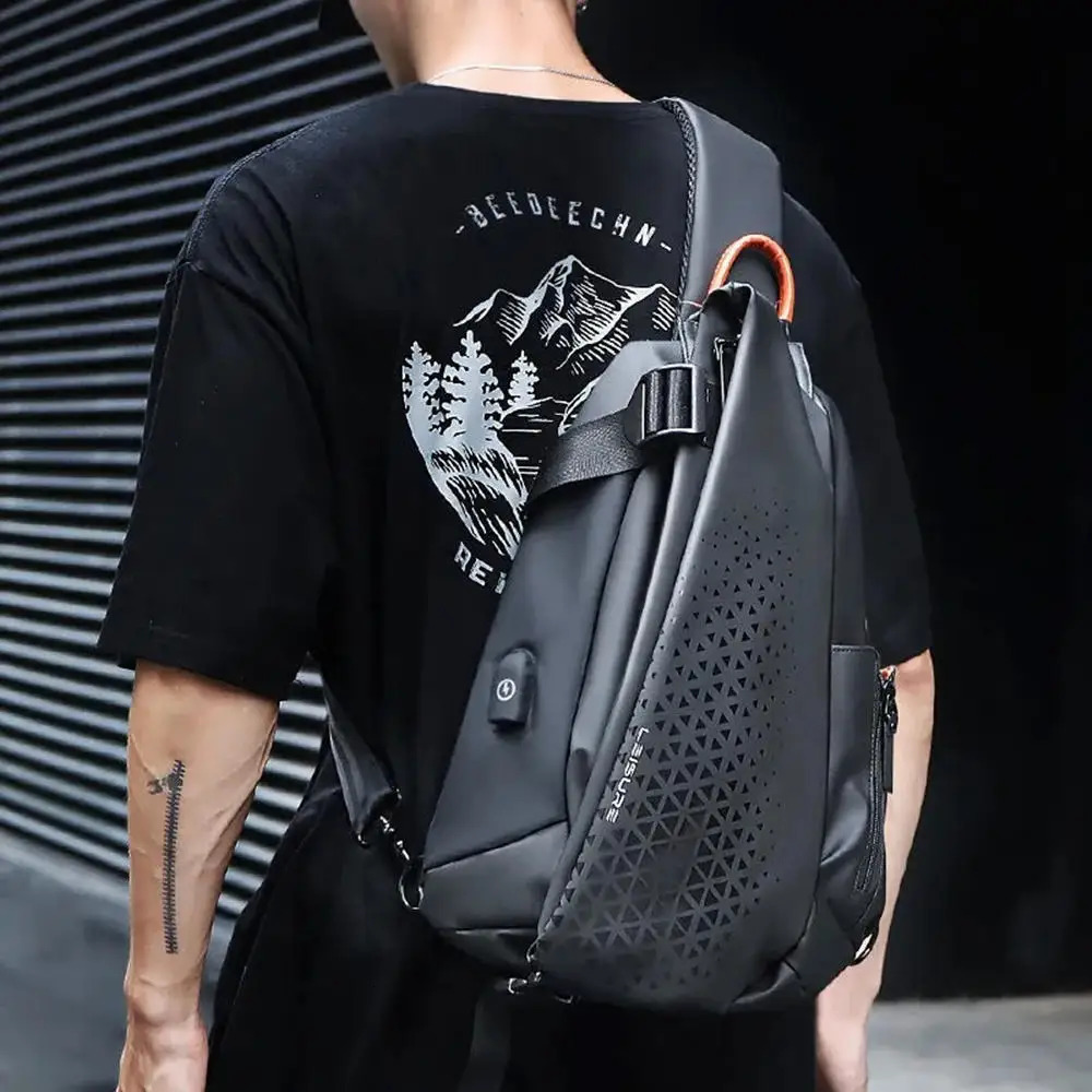 Fashion Functional Messenger Bag Mens Large-capacity Shoulder Bag Motorcycle Backpack Chest Bag Bandolera250208bj