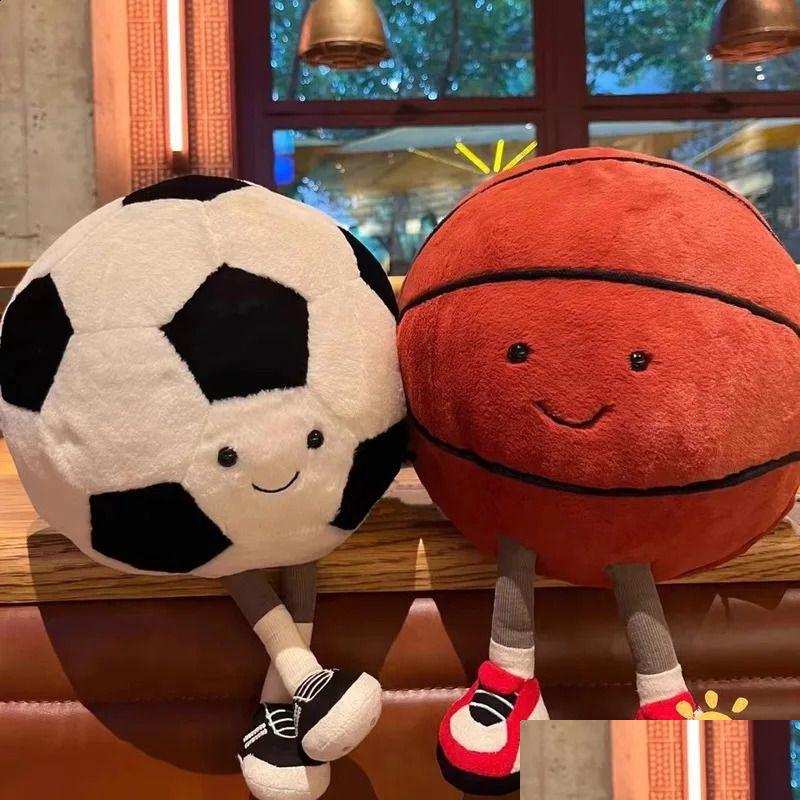 Dolls Fun Sports Basketball Bed Billiards Black Eight Football Baby Doll Pet Toy 240904 Drop Delivery Toys Gifts Stuffed Animals Dhutd