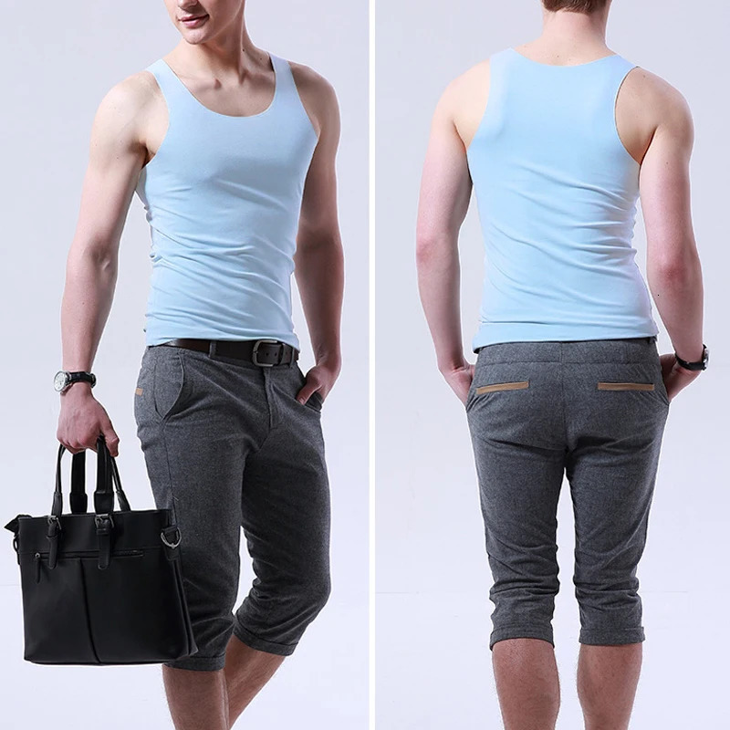 1 piece of elastic bouncing top ultrathin tight fitting underwear mens seamless silk can casual and fashionable solid 250207
