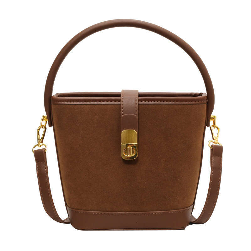Women's Bags Little flagship store bucket new crossbody leather women's bag commuting handbag