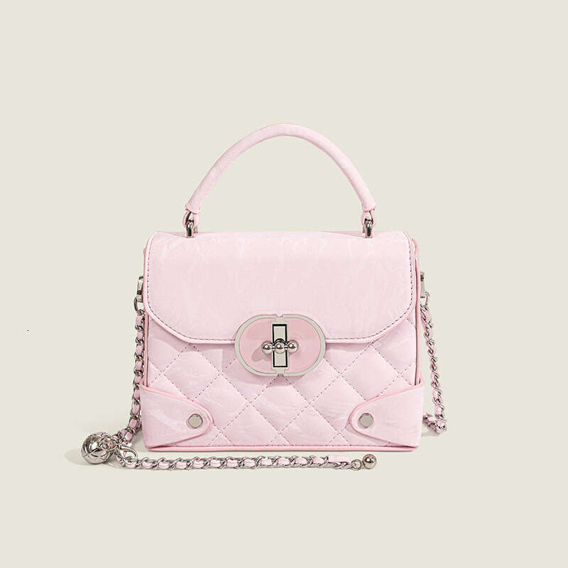 Maillard High-End Handbag New Fashion Explosive Pink Small Square Commuting Versatile Diagonal Cross Bag