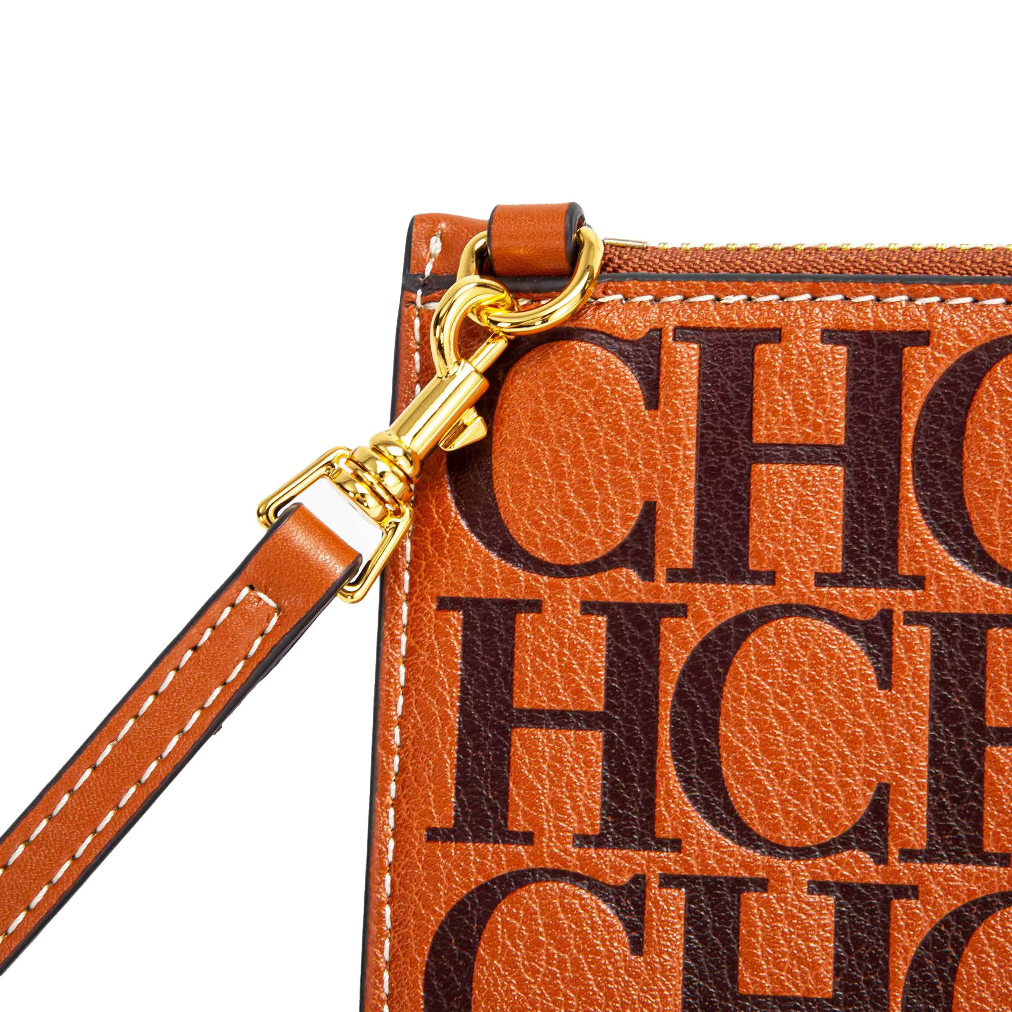 Brand 2024 Women's Fashion PU Emed Letter Banquet Party Handheld Bag