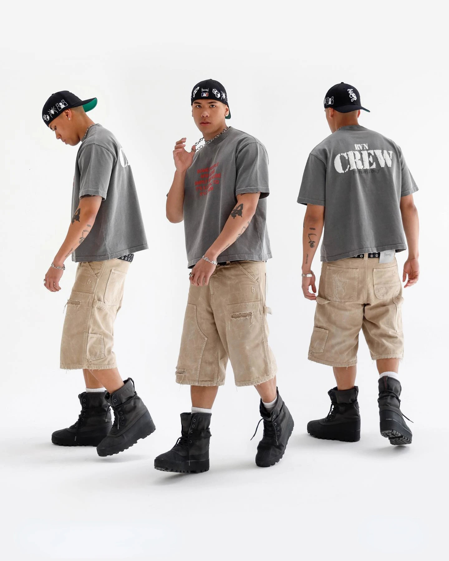 Summer Hip Hop Punk Wash Denim Shorts Men Y2k Vintage Ripped Hole Baggy Work Shorts Harajuku Jorts Shorts Streetwear 250208