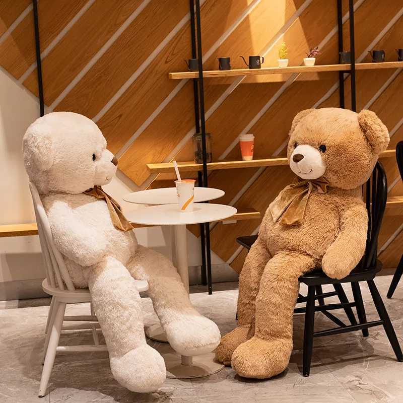1pc 90CM Giant Size American Bear Plush Doll Soft Stuffed Animal Teddy Bear Plush Toys Girls Valentine Lover Birthday Gift Z250208