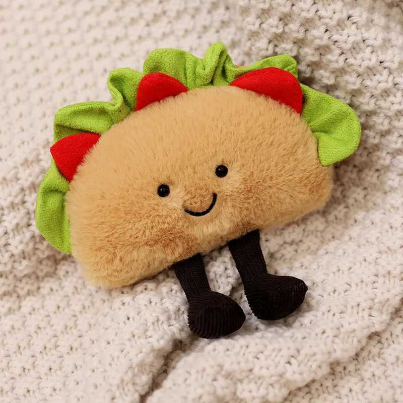 Silation Mexico Taco Plush Toys Stuffed Bubble Tea Soft Fruit Drink Doll Sofa Cushion Birthday Gift Present Free shipping