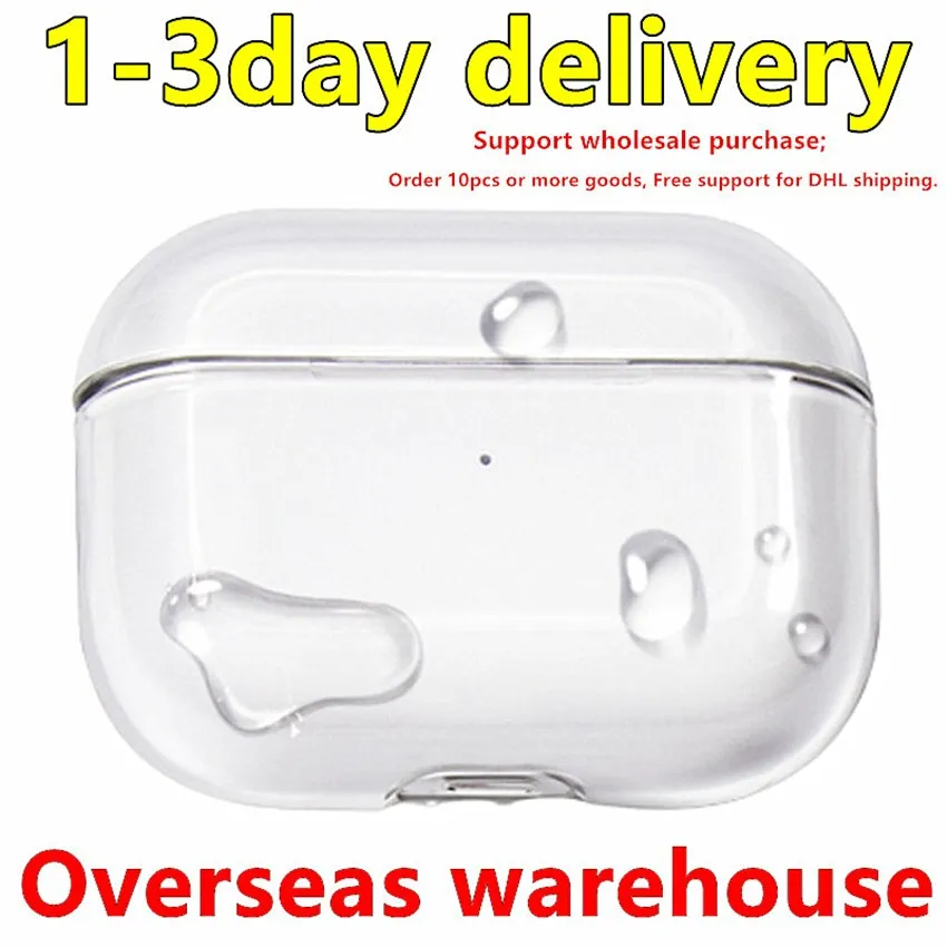 USA Stock air USB C pods pro volume control 2 3 4 2nd generation Headphone pods Accessories Solid Silicone Cute Protective Earphone Cover Shockproof Case