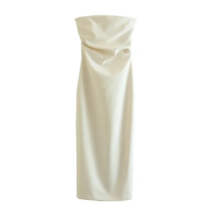 ASDS 2024 off shoulder black white long dres bodycon beige midi dress woman summer backless sexy party dresses 250207