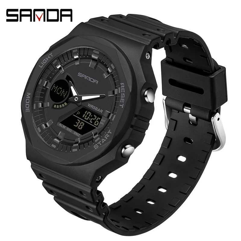 SANDA Outdoor Sports Watches Men Ms LED Digital Watches Military Waterproof Date Electronic Watch Boy Girl Relogio Masculino Z250207