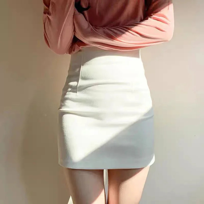 Clothing High Waist Womens Skirt Mini Skirts For Women White Wrap Tight Short Aesthetic Offer Premium Modest Trend V 250208Z