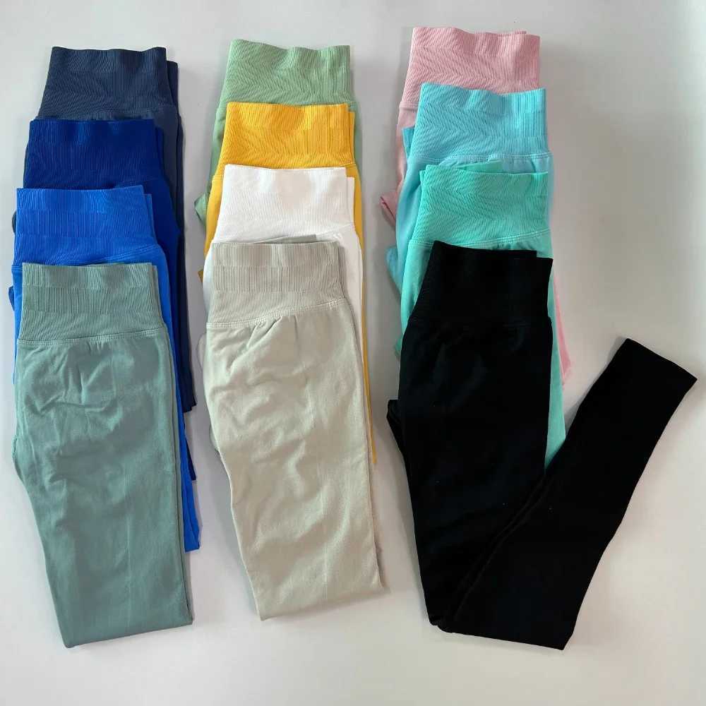 Yoga Outfit Impact Leggings Women Scrunch Seamless Legging Gym Sports Pants Low Ribbed Band High Stretch Fitness Workout Tights H250207