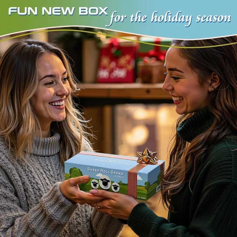 Sheep Toilet Roll Holder Funny Toilet Paper Holder Bathroom Set Hilarious Tissue Paper Roll Storage Cute Bathroom Decor Y250208