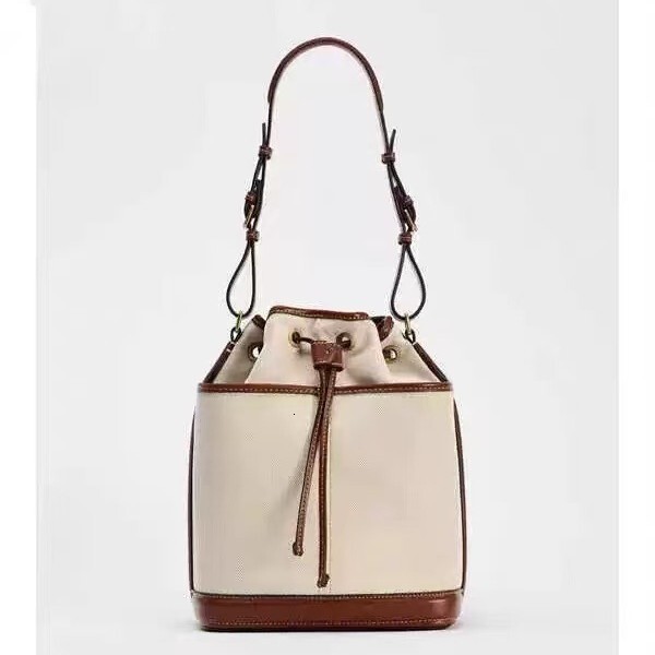 designer bag 2024 Autumn/Winter New Product Denim Handbill Shoulder Fashion Canvas Bucket Bag