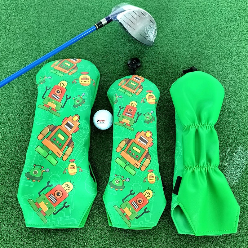 PU Waterproof Golf Wood Headcover Set Durable Driver UT Golf Wood Headcover High Quality 250207
