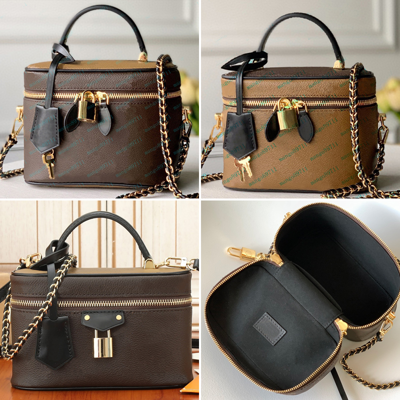 Handbags Purses designer bag Leather Floral Letter Women Handbag Chain Strap Shoulder Bag Cosmetic Box Come Withe Boxs