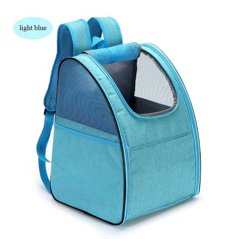 Others Dog Carrier Ventilation Large Capacity Dog and Cat Strap Adjustable Strap Pet Carrying Bag Foldable Cat Backpack for Outdoor Travel H250213