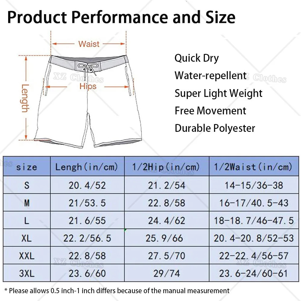 Friend Picture Custom Beach Board Shorts for Men Swim Trunks Short with Pocket Face Personalized 250208Z