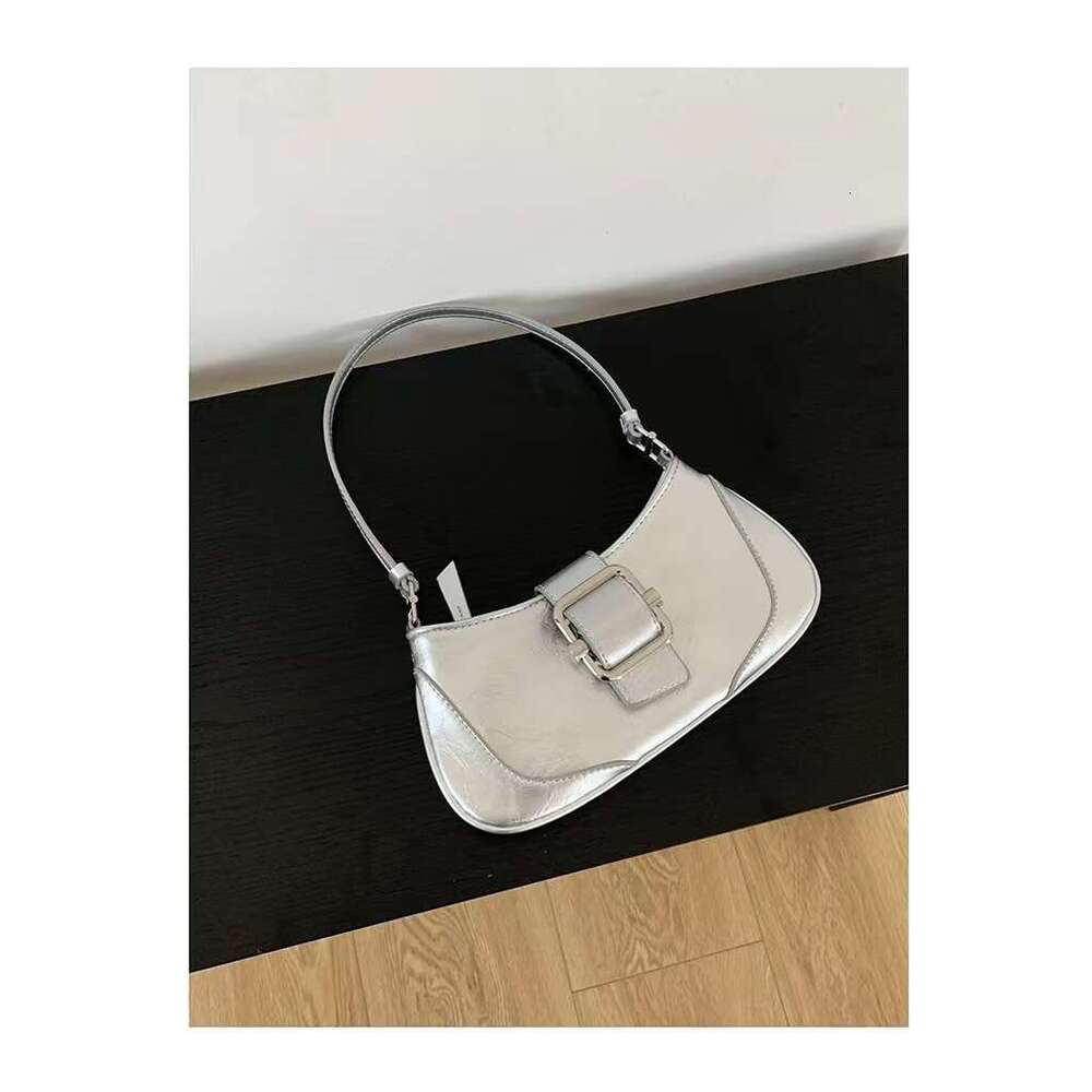 Retro Armpit High-End Splicing Method Stick Niche Design Autumn New Product Temperament Shoulder Bag Ins Women's Fashion