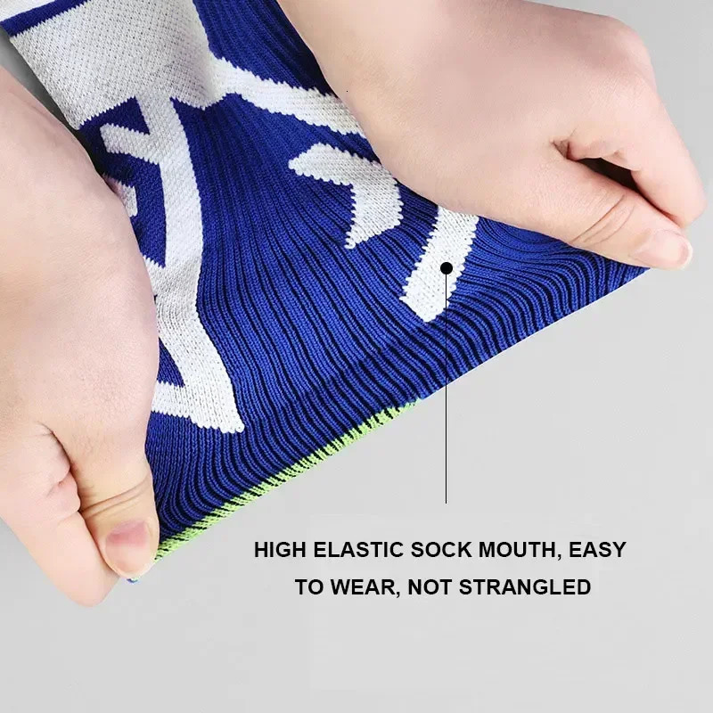 6Pairs/Lot Elite Sport Basketball Socks Compression Running Man Yellow Trend Breathable Long Hiking Damping Athletic Cycling 250118