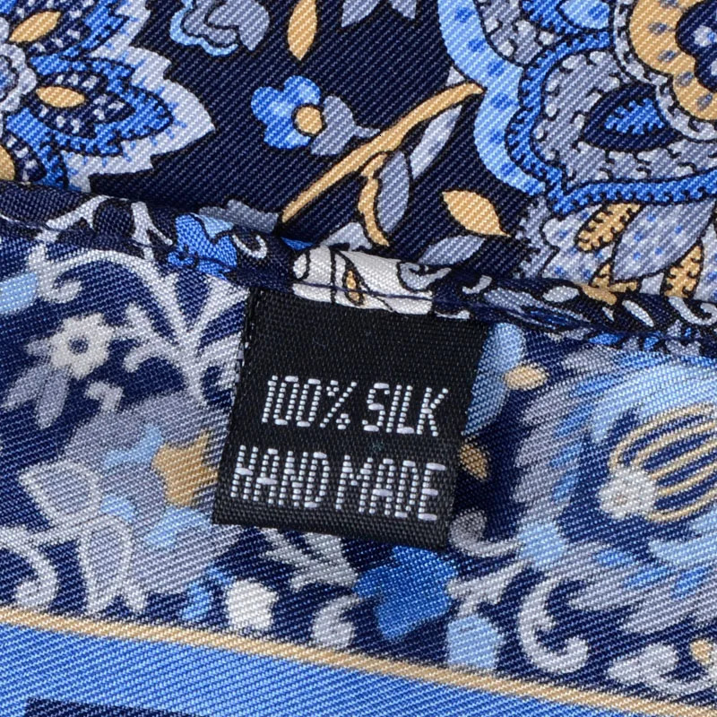 High Quality 100% Natural Silk Handmade Pocket Handkerchief Pocket Square Hanky With Giftbox 250221