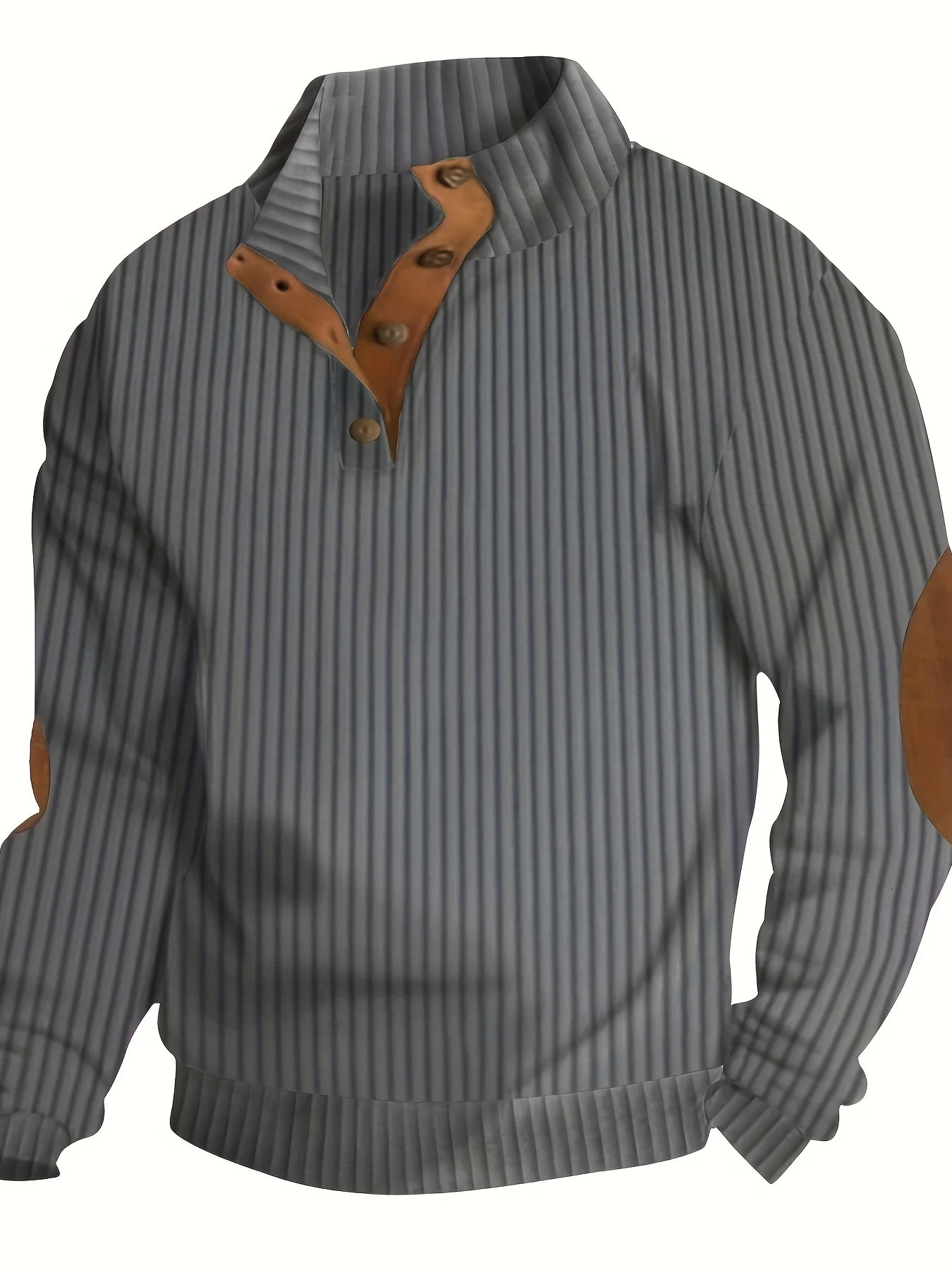 2024 European and n style sweater vertical collar mens casual stripe jacquard polo 250207
