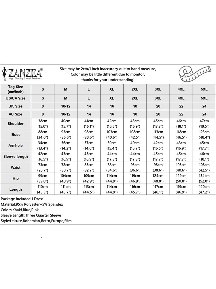 ZANZEA Women Korean Fashion OL Dresses 34 Sleeve Sexy Solid Color Slim Fit Midi Dress 2024 Elegant V Neck Party 250207