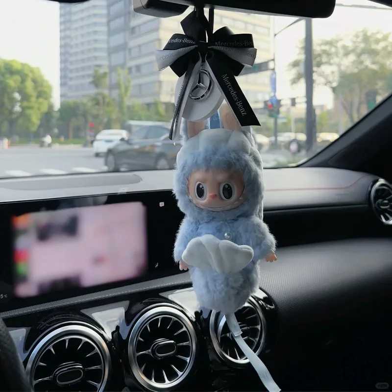 Labubu Merlion Polyvinyl Plush Pendant Singapore Limited Mermaid Doll Replica Keychain Toy Birthday Gift for Boys and Girls Z250208