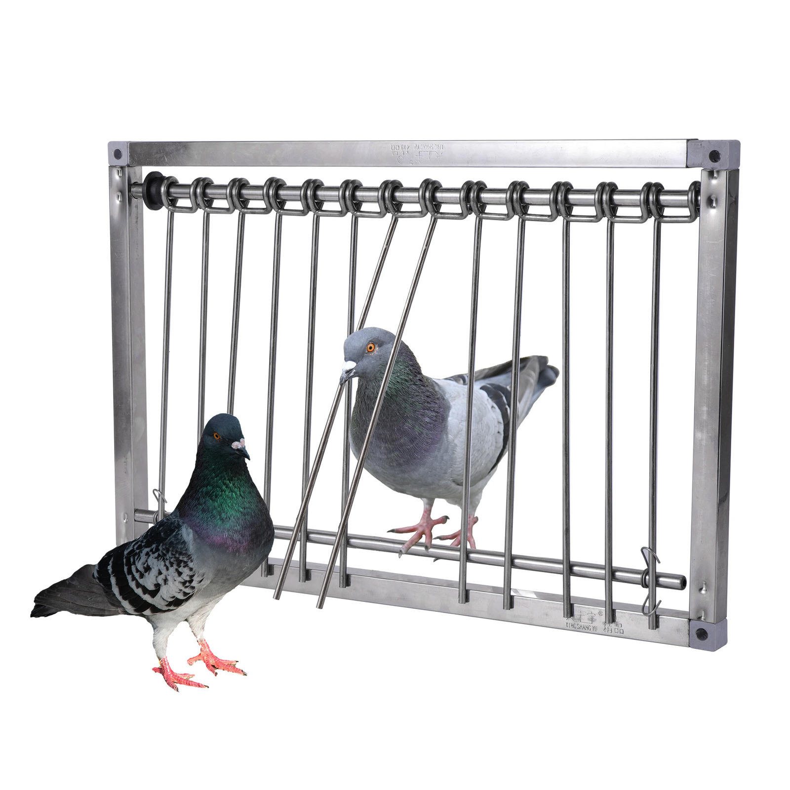 1 Pc Stainless Steel Dovecot Trap Door Door Wire Frame Entrance Loft Supplies Racing Bird Catching Cage Nest Door Curtain 250207
