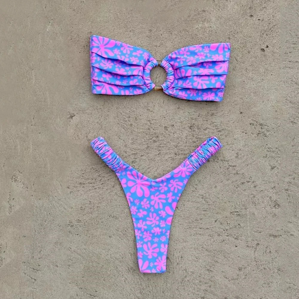 Micro Bikini Push Up Women Swimsuits 2024 Sexy Female Swimwear Brazilian Bikini Set Thong Biquini Swimming Suits Beachwear 250113