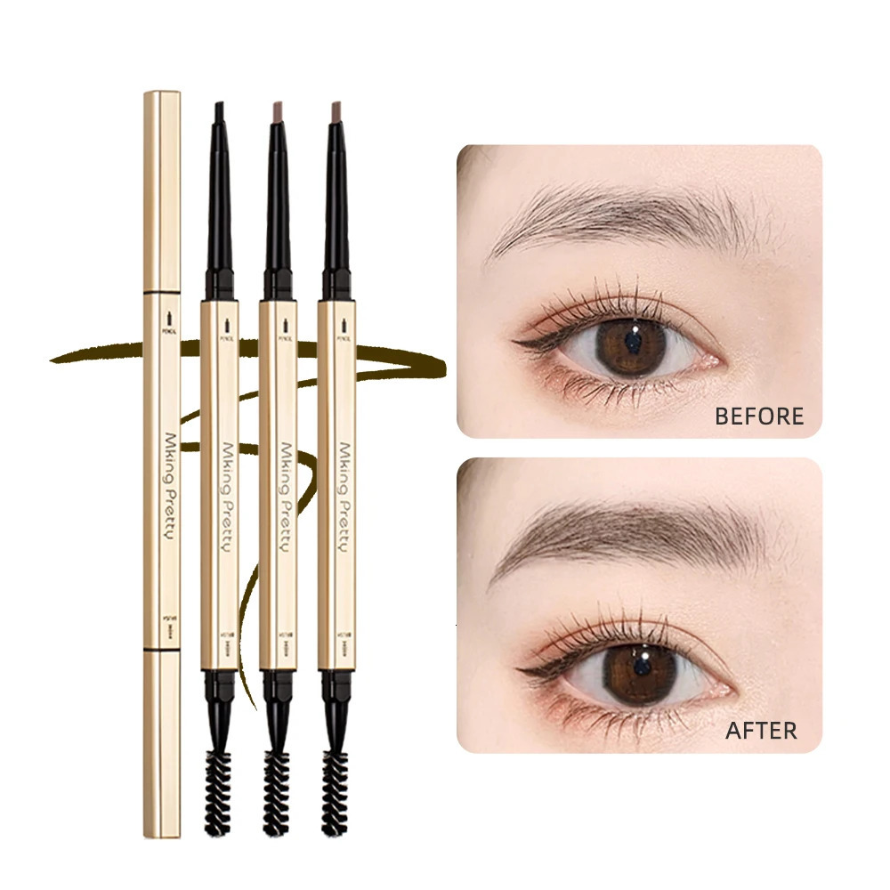 5 Colors EyeBrow Pen Makeup for Women Double Head Eyebrow Pencil Long Lasting Waterproof Mascara Enhance Cosmetics Beauty 250108