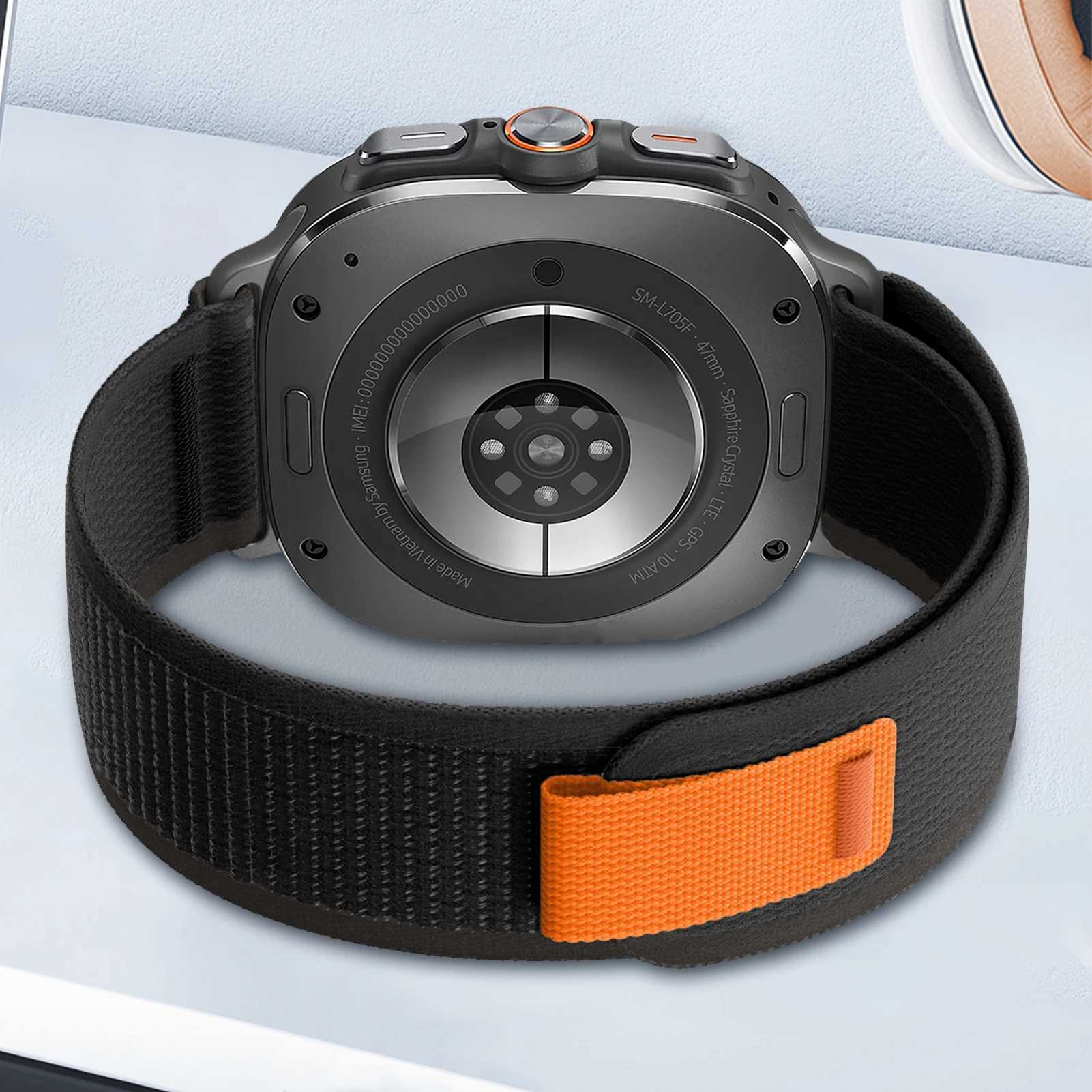 Bracelet For Samsung Galaxy Ultra Str 47mm Accories Sport Nylon wristband Trail loop correa Galaxy 7 ultra BandXJ250208
