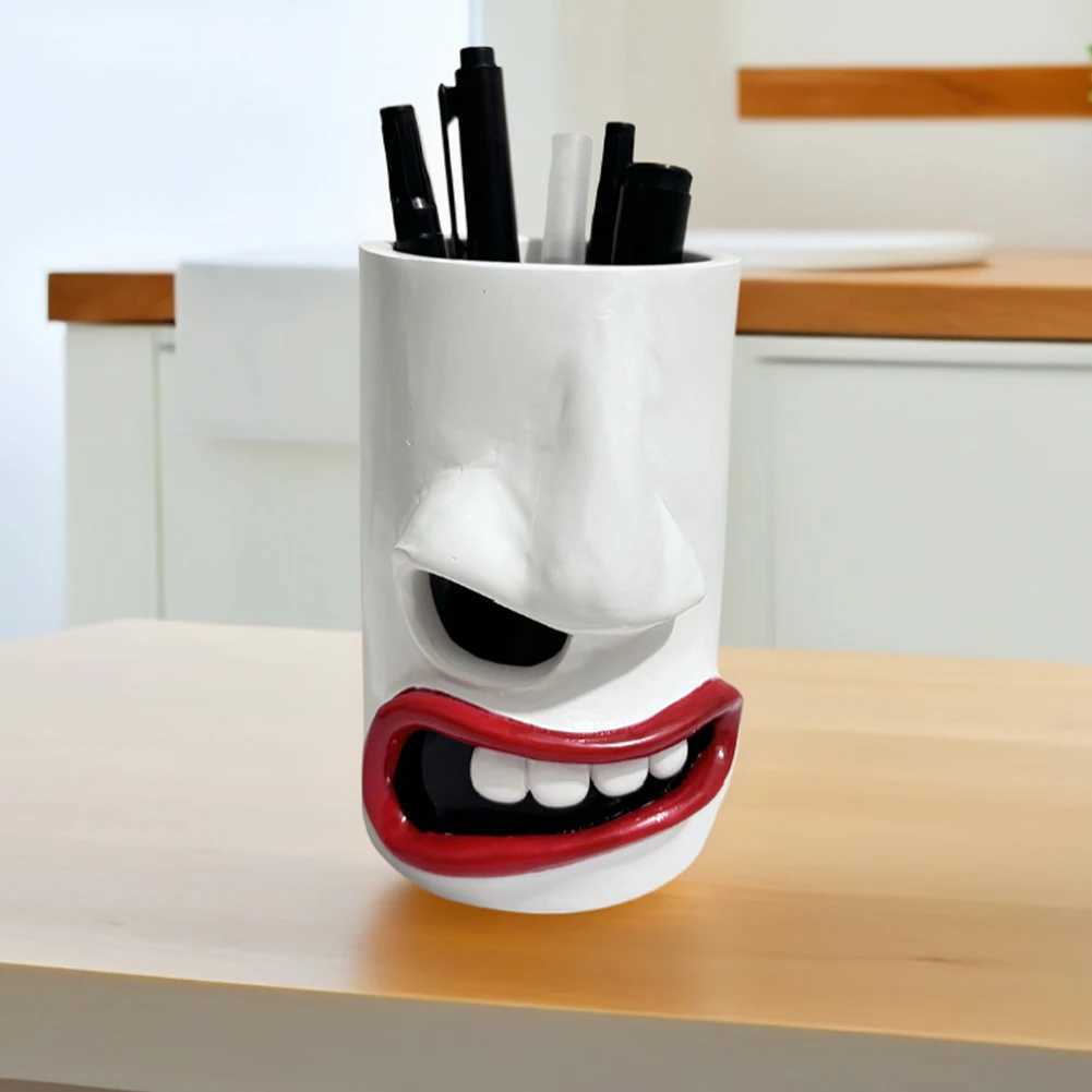 Funny Face Tissue Holder Novelty Tissue Dispenser Unique Toilet Paper Holder Night Stand Face Tissue Organizer for He Off Y250208