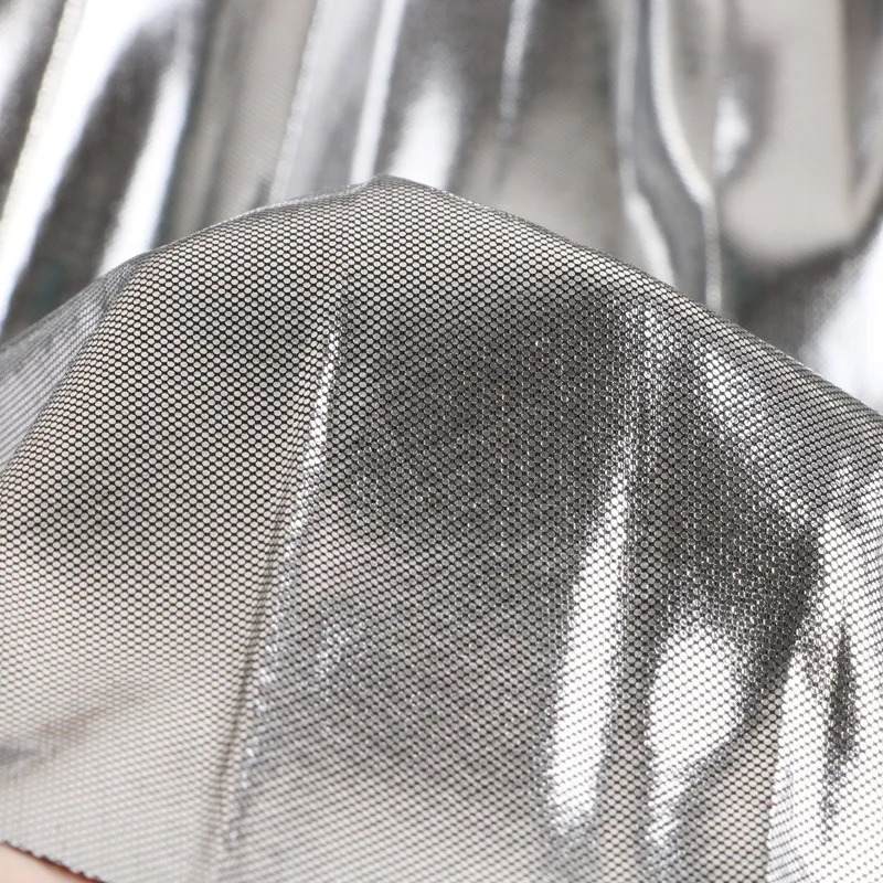 High Waist ALine Midi Pleated Skirt For Women 2024 In Autumn Winter Korean Fashion Gold Silver Elegant Long Skirts 250208Z